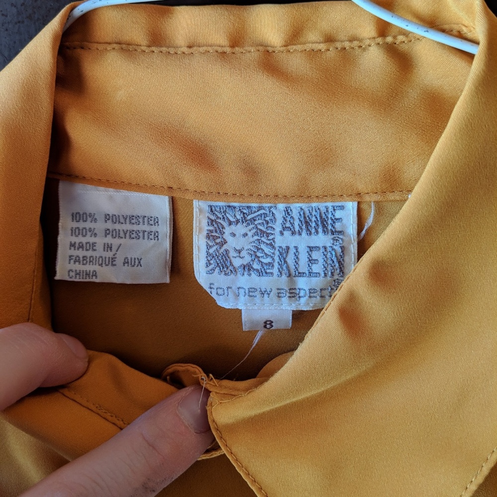 Anne Klein Vintage Womens Blouse. Size 8. - Picture 2 of 3